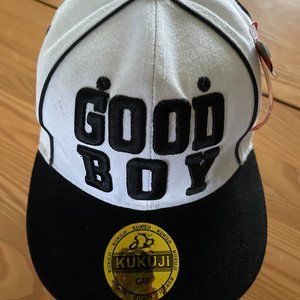 KUKUJI GOOD BOY SNAPBACK BASEBALL-SKATER KID HAT CAP WITH TAG